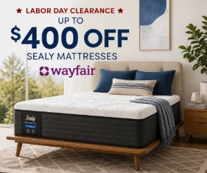 Up to $400 Off Sealy Mattresses at Wayfair - A Labor Day Bed Upgrade for Less