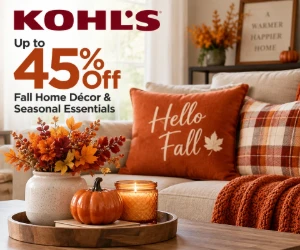 Up to 45% Off Fall Home Décor & Seasonal Essentials at Kohl's