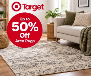 Up to 50% Off Area Rugs at Target
