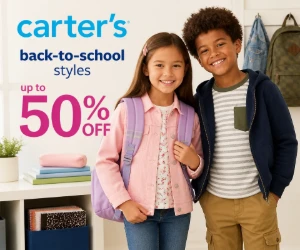 Up to 50% Off Back-to-School Styles at Carter’s - Finish the School Closet for Less