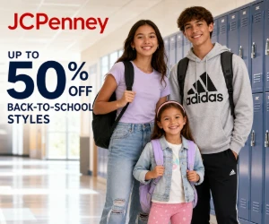 Up to 50% Off Back-to-School Styles at JCPenney