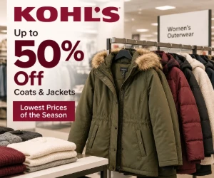 Up to 50% Off Coats & Jackets at Kohl's, Lowest Prices of the Season