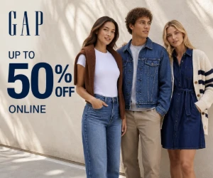 Up to 50% Off Gap Clothing Online - Jeans, Tees, Dresses & More for a Fall Wardrobe Refresh