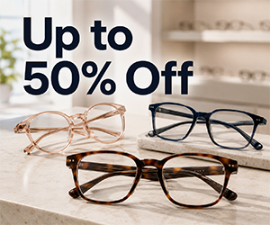 Up to 50% Off Glasses at EyeBuyDirect