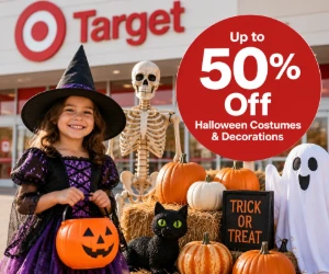 Up to 50% Off Halloween Costumes & Decorations at Target