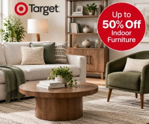 Up to 50% Off Indoor Furniture at Target