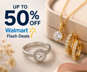 Up to 50% Off Jewelry at Walmart - Giftable Sparkle Without the Full Price