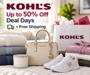 Up to 50% Off Kohl’s Deal Days + Free Shipping