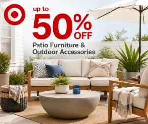 Up to 50% Off Patio Furniture & Outdoor Accessories at Target