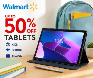 Up to 50% Off Tablets at Walmart - Budget Picks for Kids, School & Travel