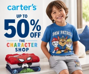 Up to 50% Off The Character Shop at Carter’s - Favorite Characters for Less