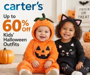 Up to 60% Off Kids' Halloween Outfits at Carter's
