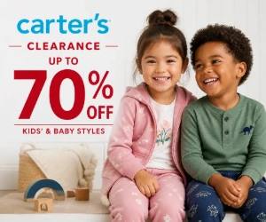 Carter’s Clearance: Save Up to 70% - Hunt for the Deepest Baby & Kids’ Markdowns