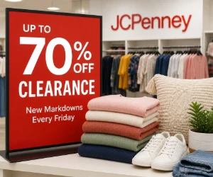 Up to 70% Off JCPenney Clearance - New Markdowns Every Friday
