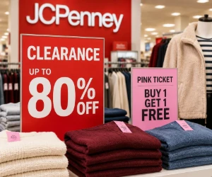 Up to 80% Off JCPenney Clearance + In-Store BOGO Bonus