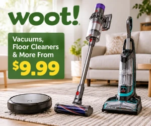 Vacuums, Floor Cleaners & More From $9.99 at Woot
