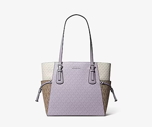 Voyager Large Color-Block Logo Tote for $99 at Michael Kors, 75% Off
