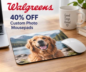 Walgreens Custom Photo Mousepads: Take 40% Off