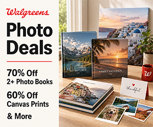 Walgreens Photo Deals: 70% Off 2+ Photo Books, 60% Off Canvas Prints & More