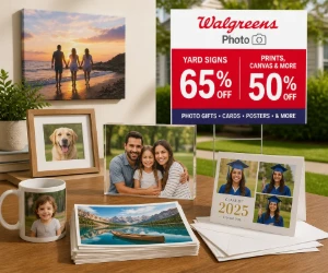 Walgreens Photo Goes Big on Personalized Projects: 65% Off Yard Signs, 50% Off Prints & More