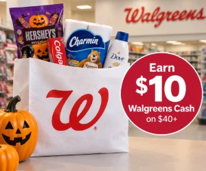 Walgreens Spooky Savings: Earn $10 Walgreens Cash on $40+