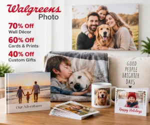 Wall Décor 70% Off, Photo Cards & Prints 60% Off, Custom Gifts 40% Off & More - Walgreens Photo