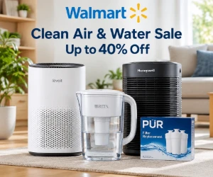 Walmart Clean Air & Water Sale: Up to 40% Off Home Essentials