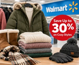 Walmart Cold-Weather Fashion: Save Up to 30% on Cozy Styles