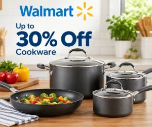 Walmart Cookware Sale: Up to 30% Off Kitchen Favorites