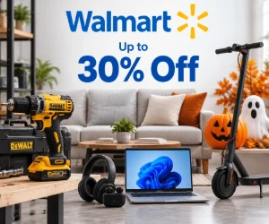 Walmart Deals: Top Tools Up to 30% Off, Premium Furniture Up to 30%, Halloween Flash Deals & More