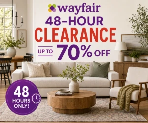 Wayfair 48-Hour Clearance - Up to 70% Off