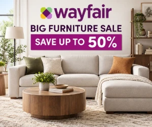 Wayfair Big Furniture Sale: Save Up to 50%