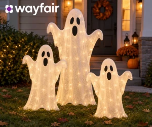 Wayfair Deal of the Day: 3-Piece LED Ghost Sign for $142.99 - Save $17