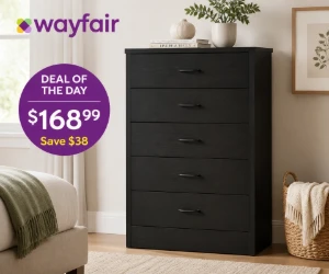 Wayfair Deal of the Day: 5-Drawer Dresser for $168.99 - Save $38