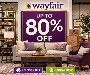Wayfair Furniture & Home Sale: Up to 80% Off Closeout, Open Box Deals & More