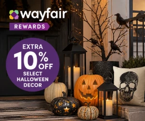 Wayfair Rewards Members Get an Extra 10% Off Select Halloween Decor