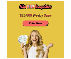 Win $25,000 in the Weekly Cash Drawing