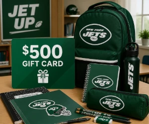 Win a $500 Gift Card + New York Jets Back-to-School Prize Pack