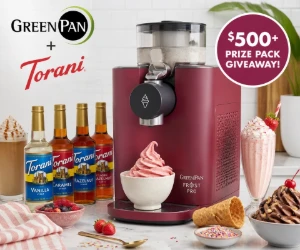 Win a $500+ GreenPan Frost Pro + Torani Syrup Prize Pack