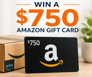 Win a $750 Amazon Gift Card