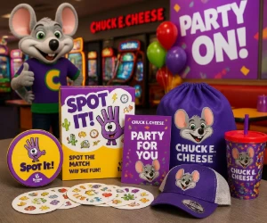 Win a Chuck E. Cheese Party and Spot It! Grand Prize Pack