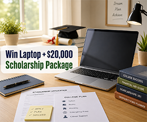 Win a Dell Scholars Package With a Laptop and $20,000 Scholarship
