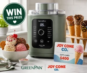 Win a GreenPan Ice Cream Maker + $400 Joy Cone Gift Card