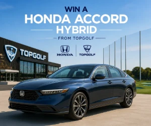 Win a Honda Accord Hybrid From Topgolf