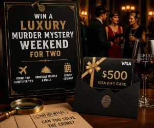 Win a Luxury Murder Mystery Weekend for Two + $500 Visa Gift Card