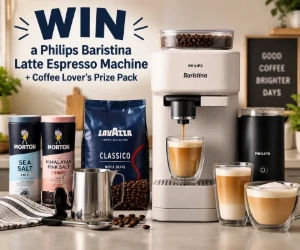 Win a Philips Baristina Latte Espresso Machine + Coffee Lover’s Prize Pack