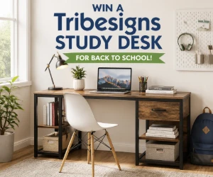Win a Tribesigns Study Desk for Back to School