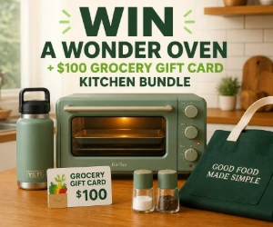 Win a Wonder Oven + $100 Grocery Gift Card Kitchen Bundle