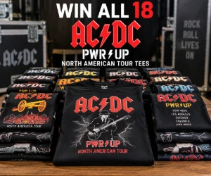 Win All 18 AC/DC PWR/UP North American Tour Tees