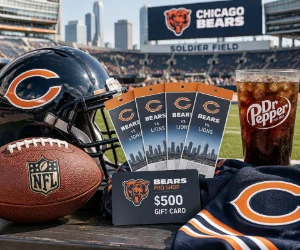 Win the Ultimate Chicago Bears Gameday for 4 - Sideline Passes, $500 Gift Card & More